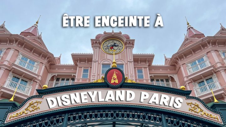 Image de l'entrée de Disneyland Paris avec le titre de l'article.