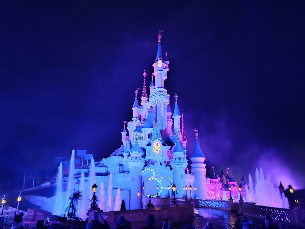 Le château lors des shows des trente ans