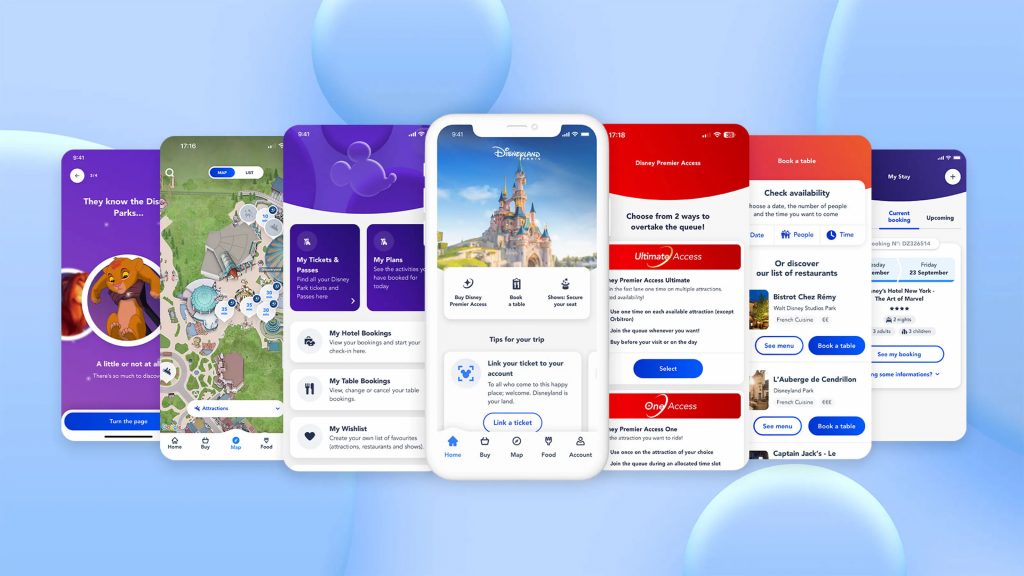Image de l'application officielle de Disneyland Paris.