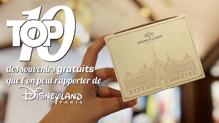 Image de la boîte de chocolats du Disneyland Hôtel avec le titre de l'article "TOP 10 des souvenirs gratuits à rapporter de Disneyland Paris".