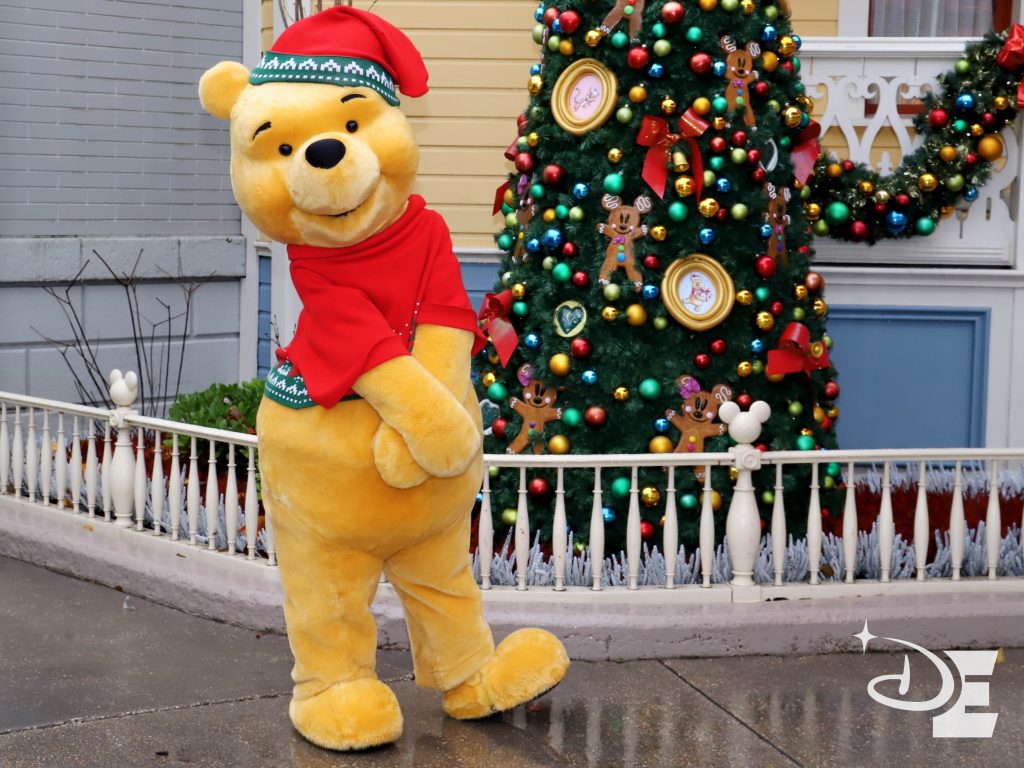 Winnie l'Ourson pour Noël à Disneyland Paris