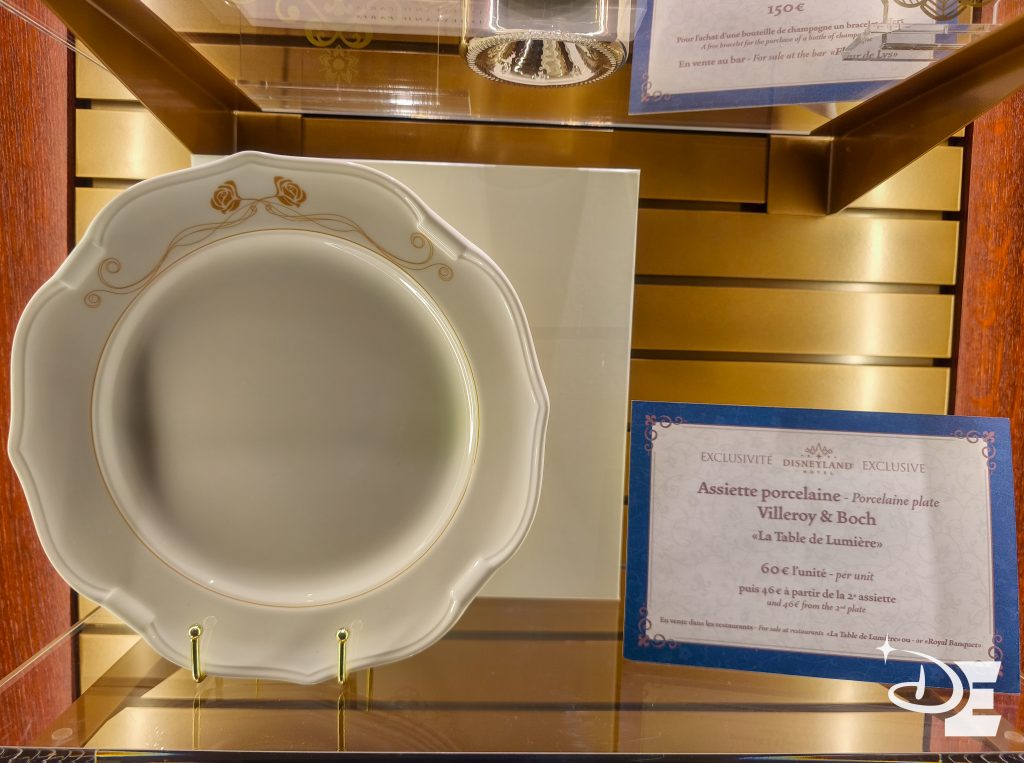 Art de la table Disney : Assiette de la Table de lumière 