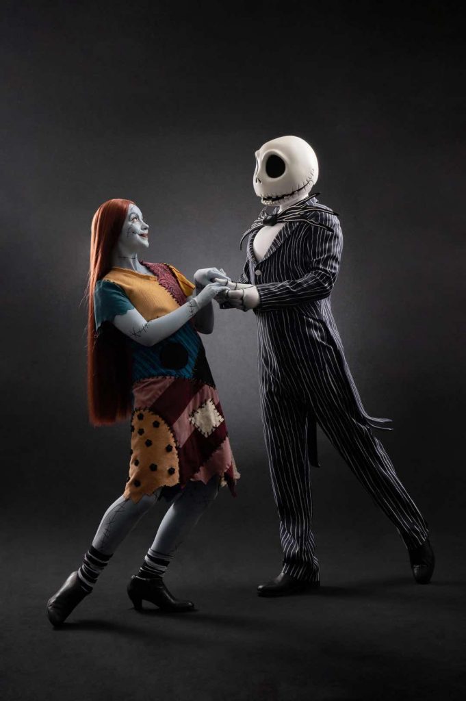 Sally et Jack Skellington