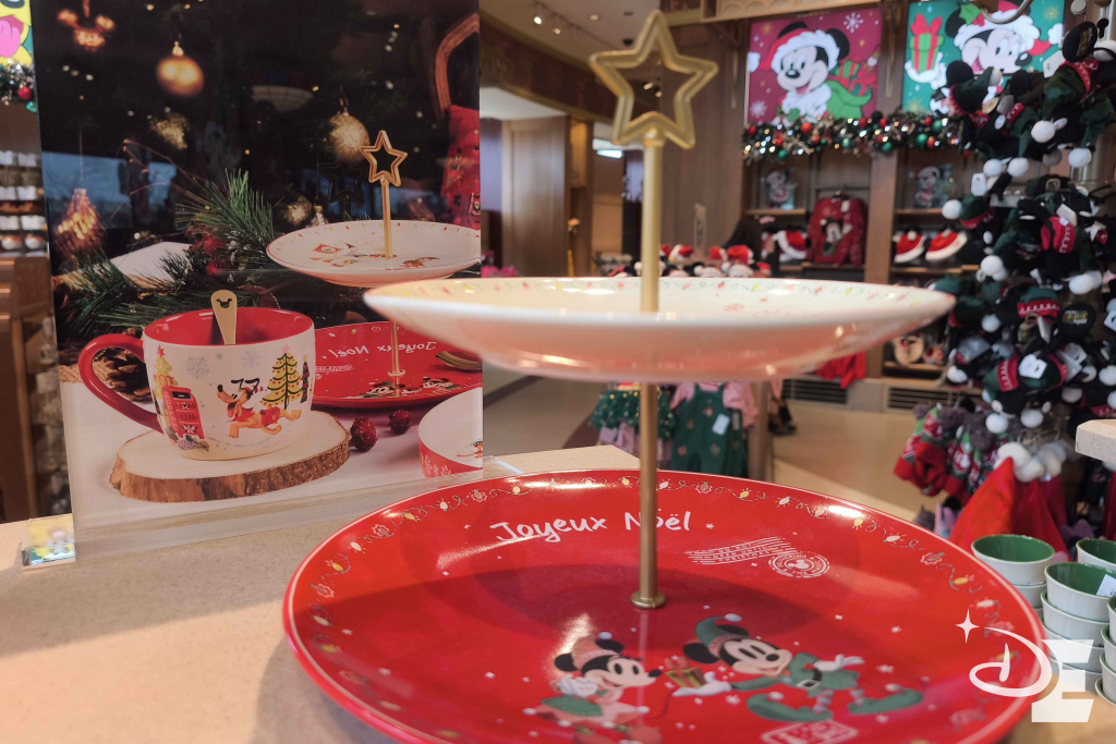 Présentoir à gâteaux Noël Disney