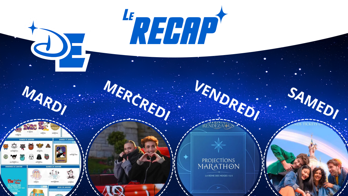 Le Récap’ : L’actualité de Disneyland Paris – semaine du 29 décembre 2025