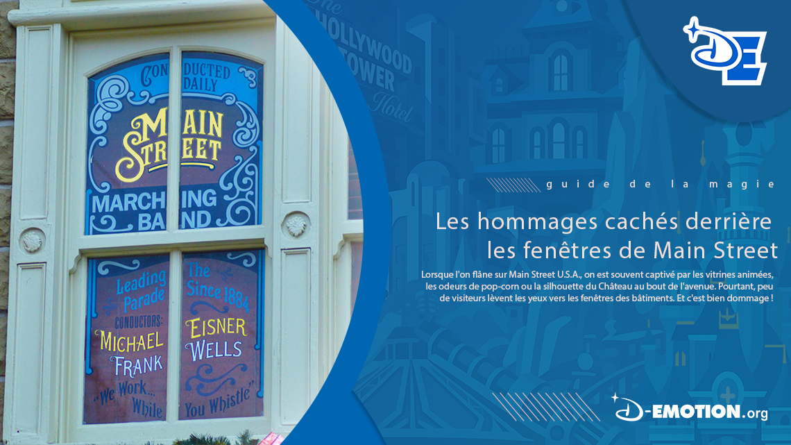 Les hommages cachés derrière les fenêtres de Main Street U.S.A.
