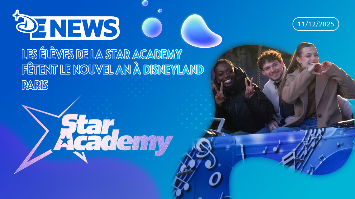Les élèves de la Star Academy fêtent le nouvel an à Disneyland Paris