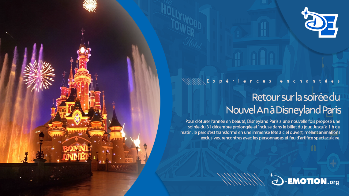 Retour sur la soirée du Nouvel An à Disneyland Paris