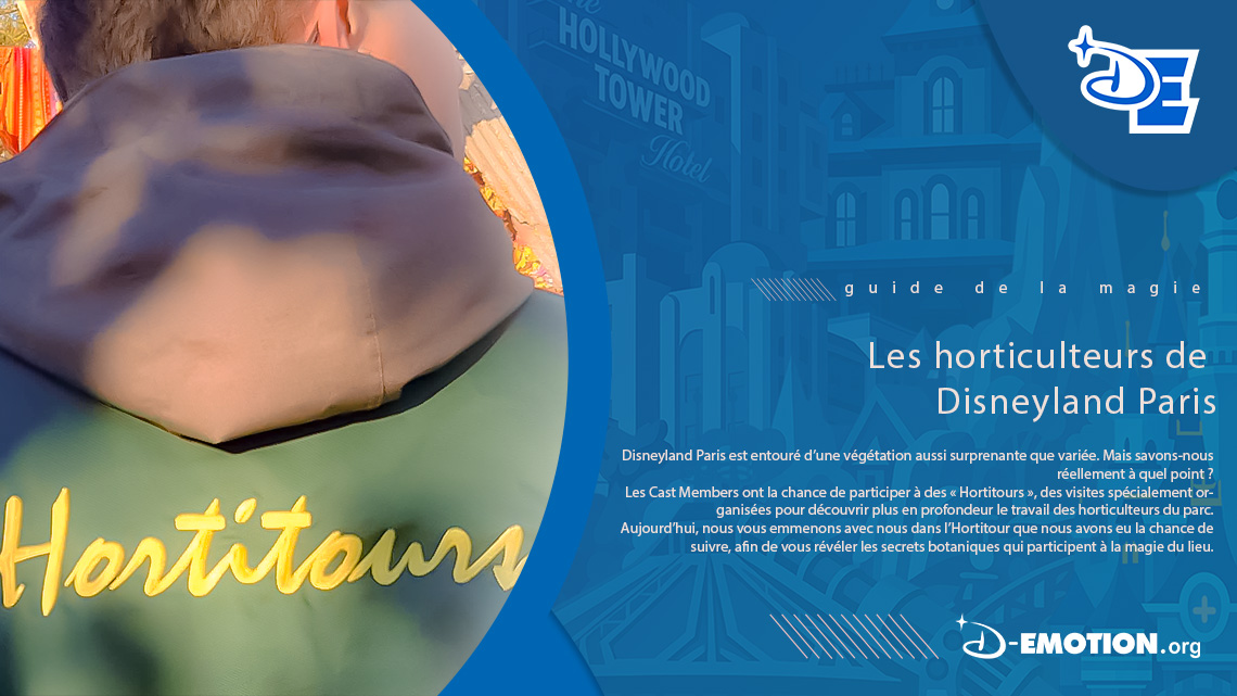 Les horticulteurs de Disneyland Paris