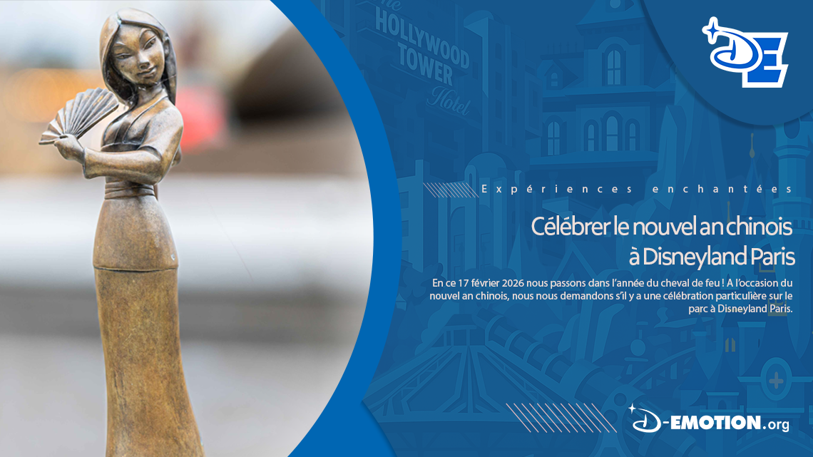 Célébrer le nouvel an chinois à Disneyland Paris
