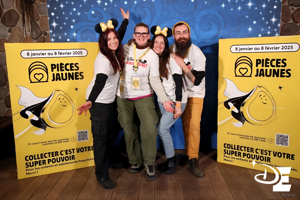 les volountears sur l'évènement des pièces jaunes