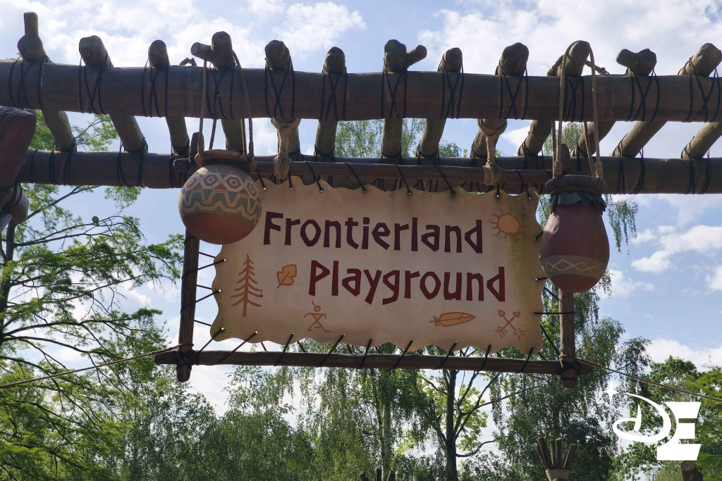 Frontierland Playground, l'un des coins calmes en cas d'affluence