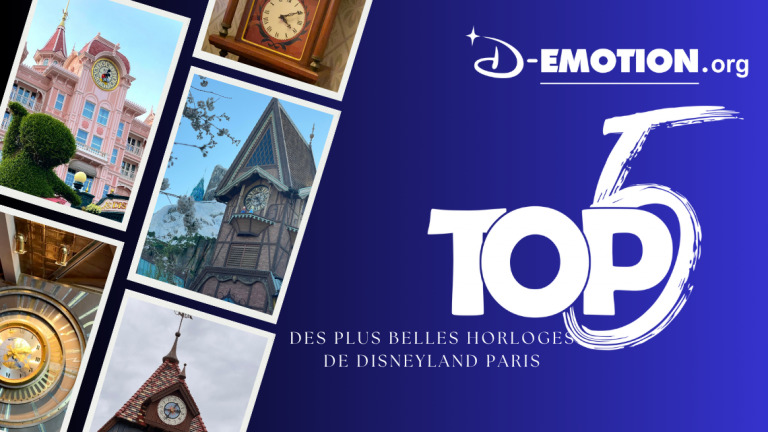 top 5 horloges Disneyland Paris