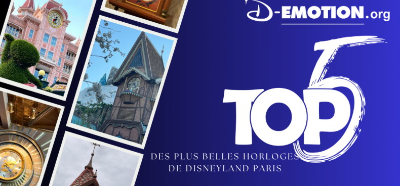 top 5 horloges Disneyland Paris