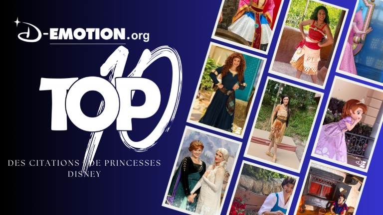 Top 10 des meilleures citations de Princesses Disney
