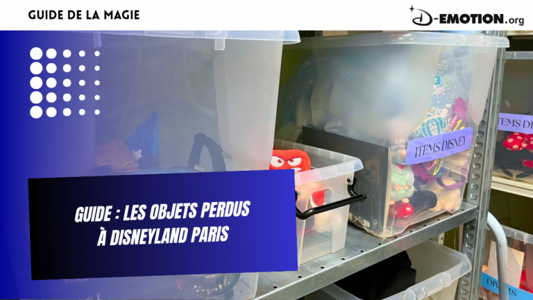 Guide : les objets perdus à Disneyland Paris