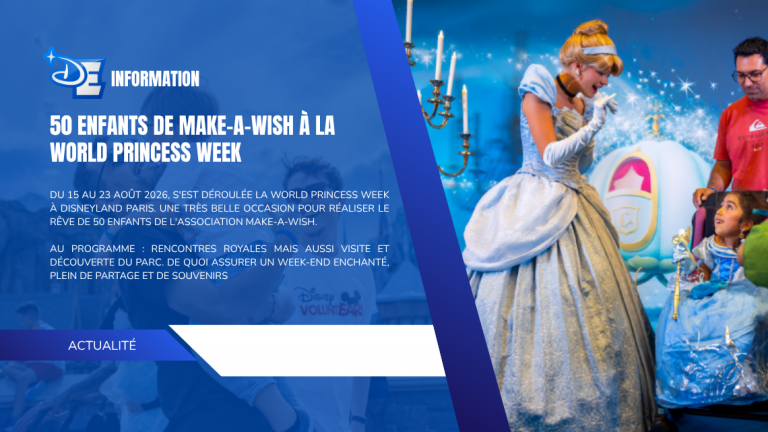 50 enfants de Make-A-Wish à la World Princess Week