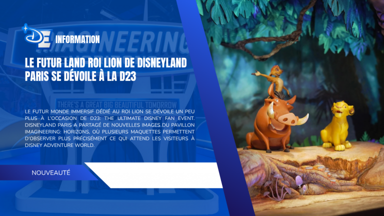 Le futur land Roi Lion de Disneyland Paris se dévoile à la D23