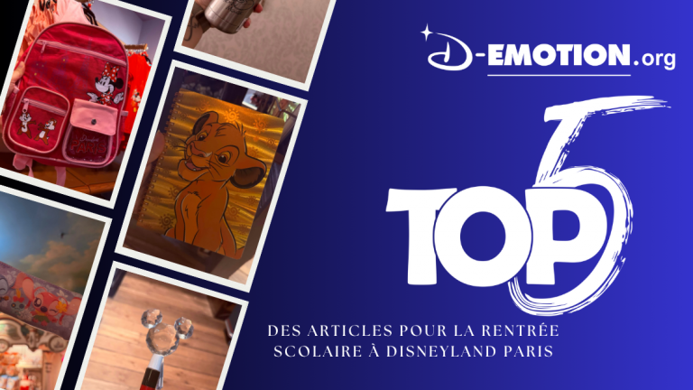 Top 5 des articles pour la rentrée scolaire à Disneyland Paris