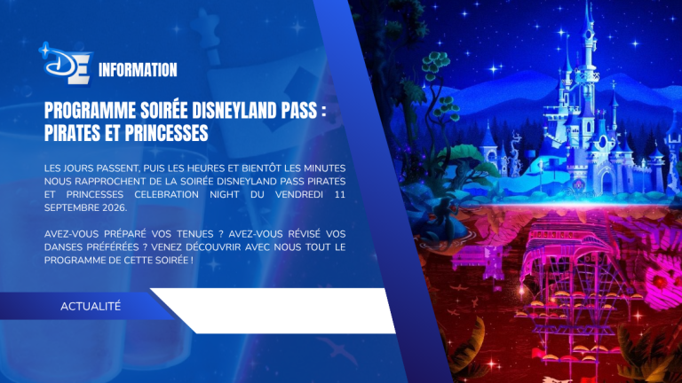 Programme soirée Disneyland Pass : Pirates et Princesses