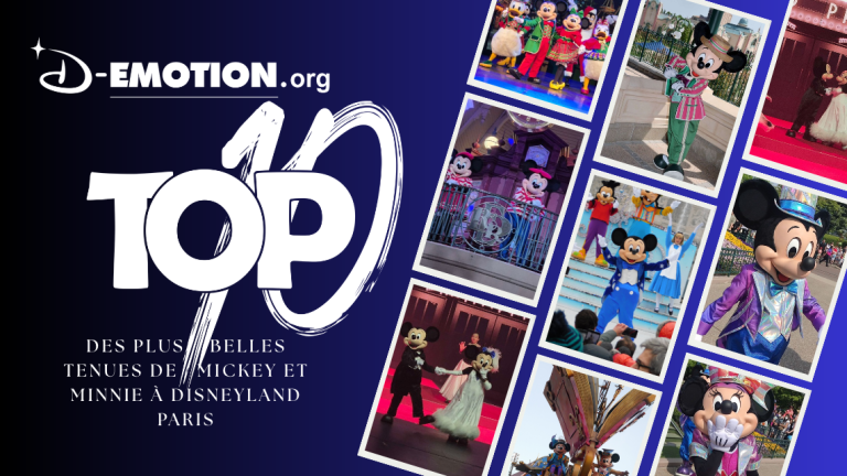 Top 10 des plus belles tenues de Mickey et Minnie à Disneyland Paris