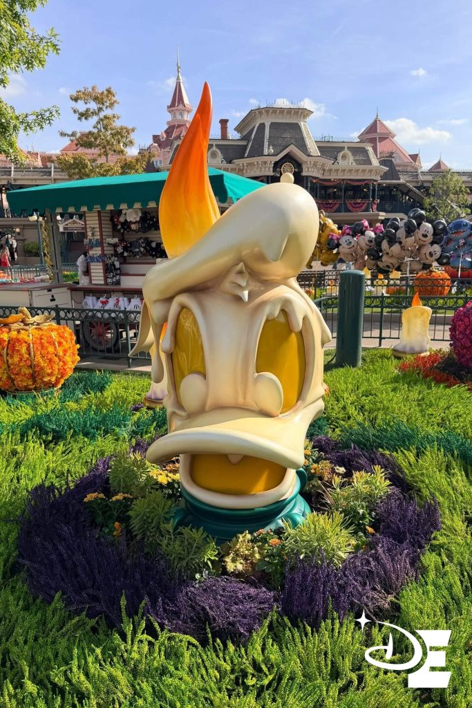 Halloween 2026 : tête de donald en bougie