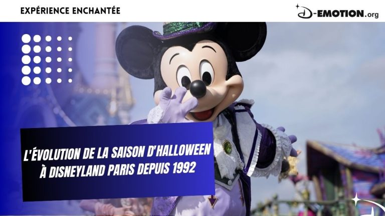 L&rsquo;évolution de la saison d&rsquo;Halloween à Disneyland Paris depuis 1992