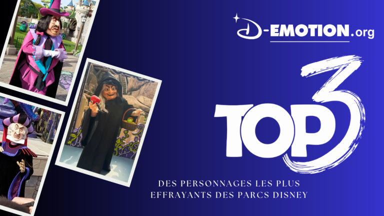 Top 3 des personnages les plus effrayants des parcs Disney
